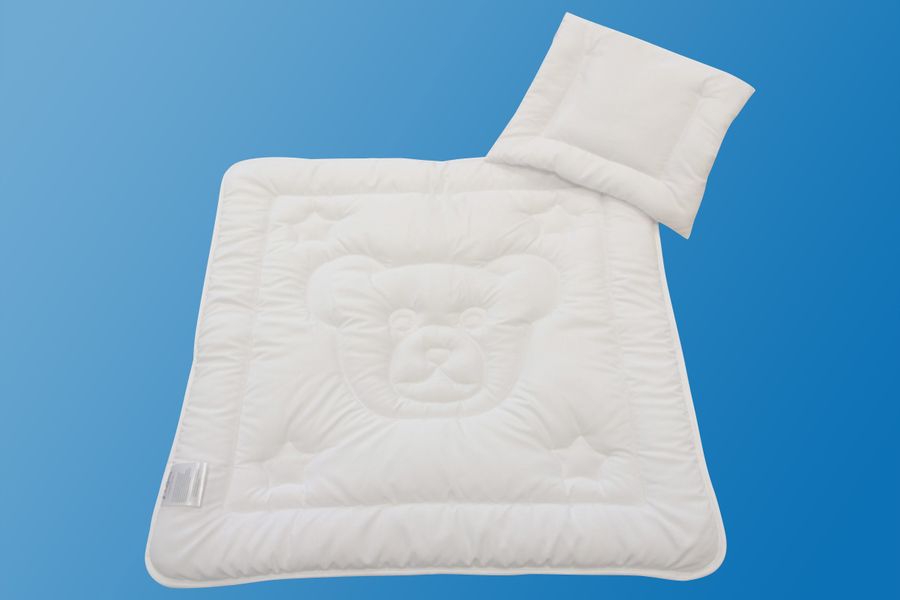 Dreams Steppbett + Kopfkissen "Teddybär" Praktisches Set für Babys und Klei günstig online kaufen