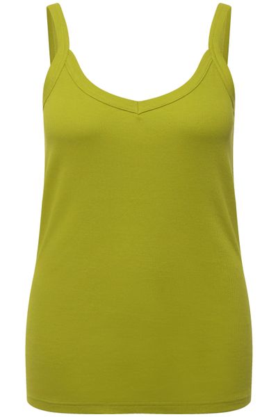 Ulla Popken Longtop Ripptop Slim V-Ausschnitt günstig online kaufen