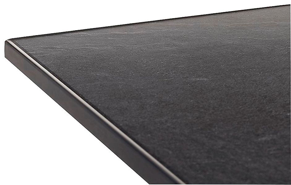 Sieger Boulevard-Klapptisch 80 x 80 cm mit vivodur-Tischplatte Graphit günstig online kaufen