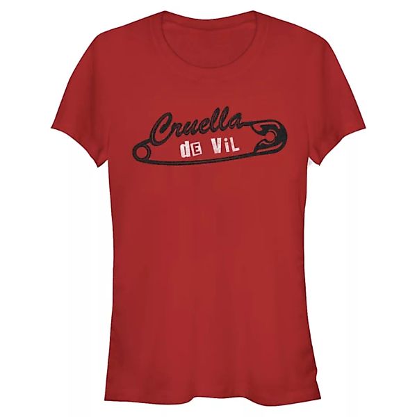 Disney Classics - Cruella - Logo Cruella Punk Pin - Frauen T-Shirt günstig online kaufen