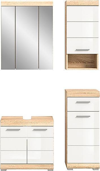 INOSIGN Badmöbel-Set »Siena, 4 teilig, bestehend aus:« Set, TOPSELLER!, 4 S günstig online kaufen