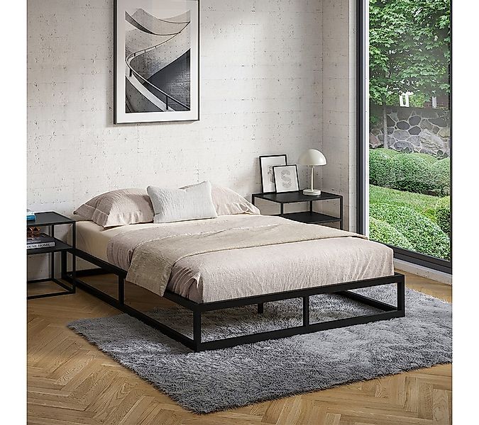 skølm Bettgestell Bragi inkl. Lattenrost (25 cm hoch), Metallbett 140x200 c günstig online kaufen