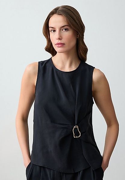 Jimmy Key Blusentop Geweven blouse met ronde hals en mouwen günstig online kaufen