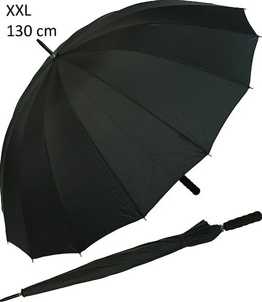 iX-brella Stockregenschirm XXL 130 cm Durchmesser Golf-Partnerschirm, 16-te günstig online kaufen