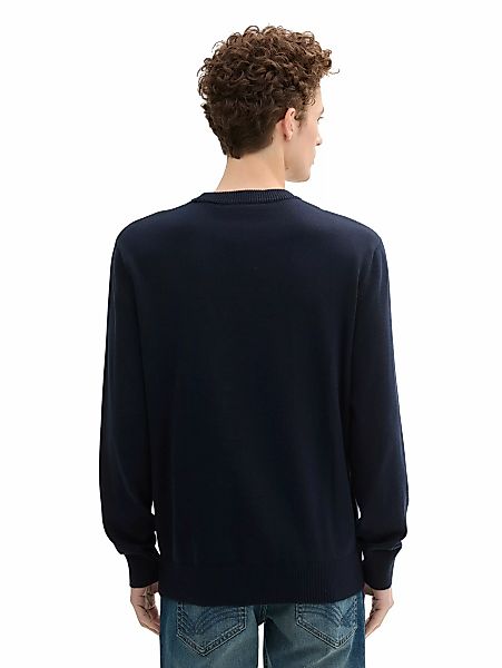 TOM TAILOR Denim Strickpullover, in melierter Optik günstig online kaufen