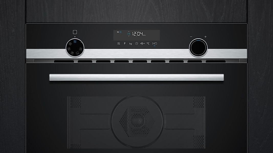 SIEMENS Backofen mit Mikrowelle iQ500 "CM585AGS1" mit Teleskopauszug nachrü günstig online kaufen