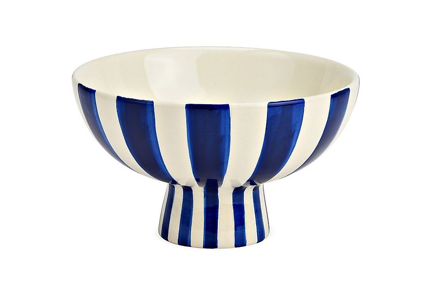 matches21 HOME & HOBBY Dekoschale Dekoschale bunt gestreift, blau weiß in Ø günstig online kaufen