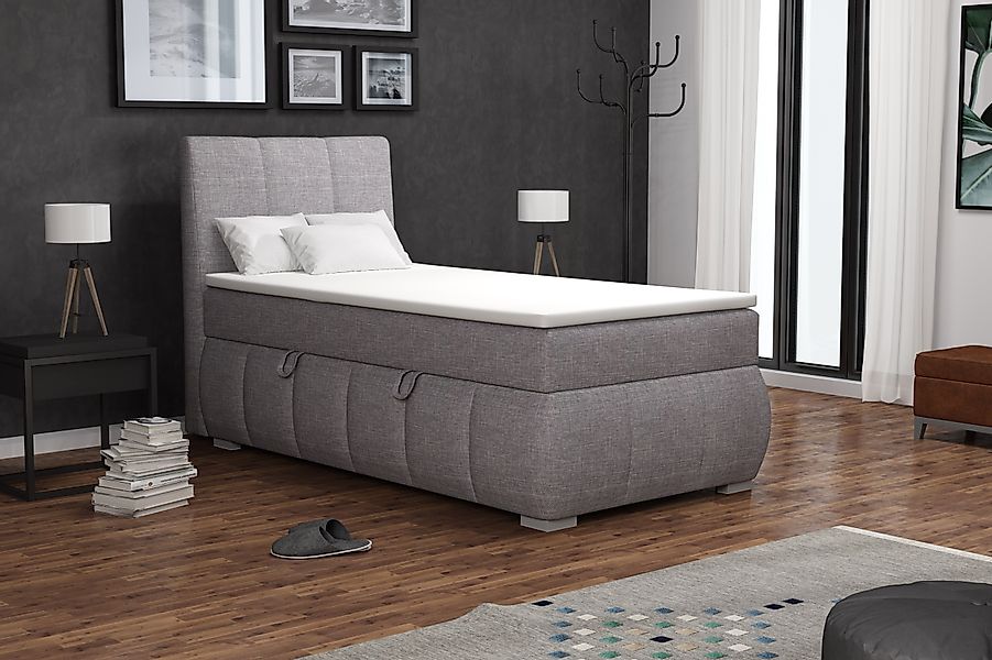 Fun Möbel Boxbett Schlafzimmerbett VINCENZA 100cm günstig online kaufen