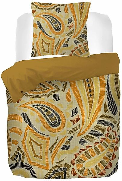 kayori Bettwäsche "Abu" 2 Stk. 100% reiner Bio-Baumwoll-Satin günstig online kaufen