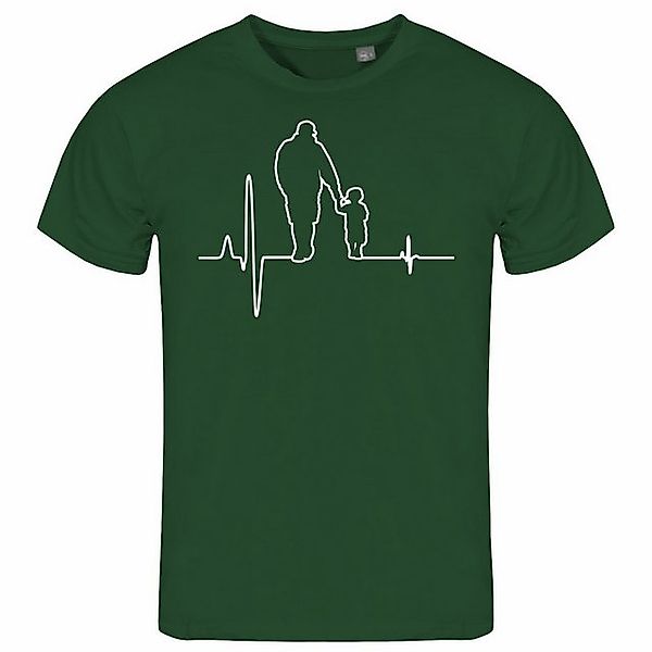 deinshirt Print-Shirt Herren T-Shirt Herzschlag Vater und Sohn Funshirt mit günstig online kaufen