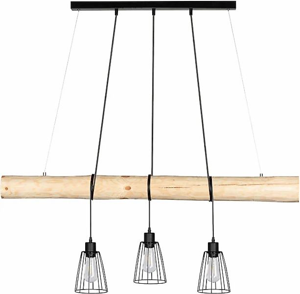SPOT Light Pendelleuchte »TRABO«, 3 flammig, Leuchtmittel E27   ohne Leucht günstig online kaufen