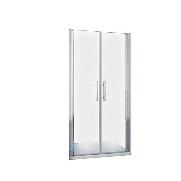 Duschparadies 95x195cm Duschtür Nischentür Duschabtrennung 6mm Nano Glas Sc günstig online kaufen