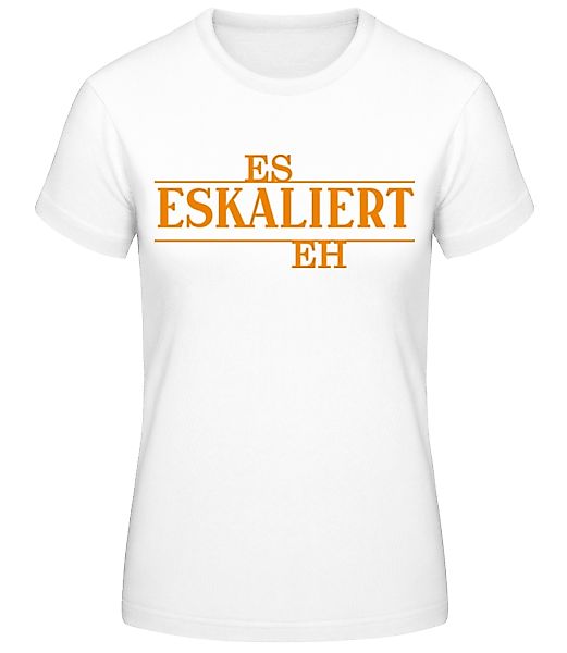 Es Eskaliert Eh · Frauen Basic T-Shirt günstig online kaufen