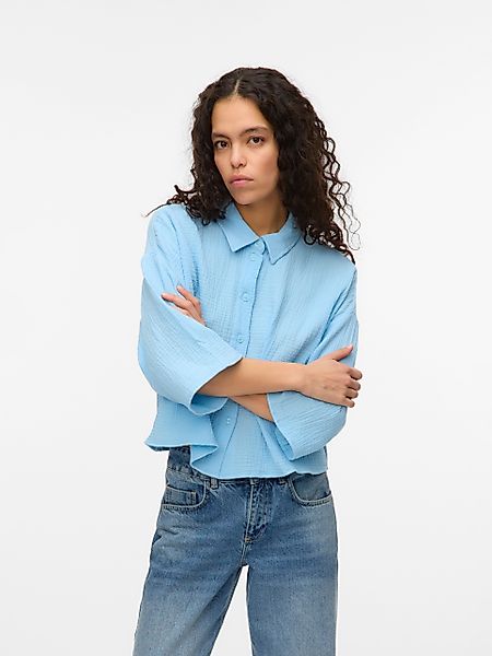 Vero Moda Hemdbluse VMNATALI CROP SHIRT günstig online kaufen