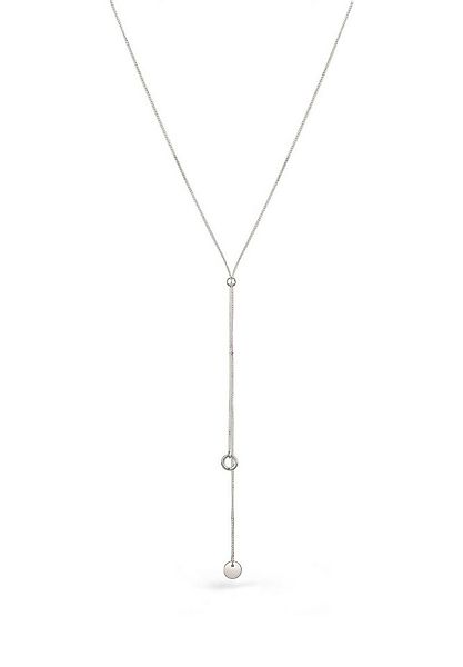 Elli Kette ohne Anhänger Y-Halskette Plättchen 925 Sterling Silber günstig online kaufen