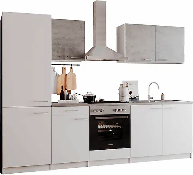 RESPEKTA Küchenzeile »Malia« Breite 270 cm, mit Soft-Close, in exklusiver K günstig online kaufen