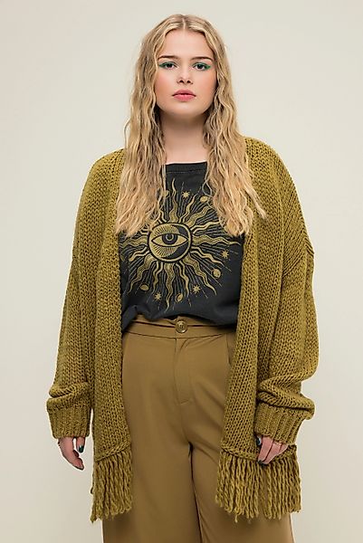 Studio Untold Strickjacke offene Strickjacke oversized günstig online kaufen