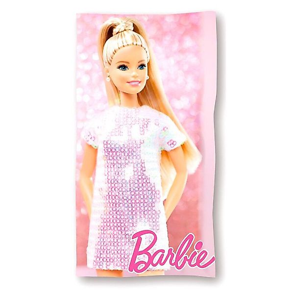 Barbie Handtuch Poolhandtuch Farbenfrohes Strandtuch für günstig online kaufen