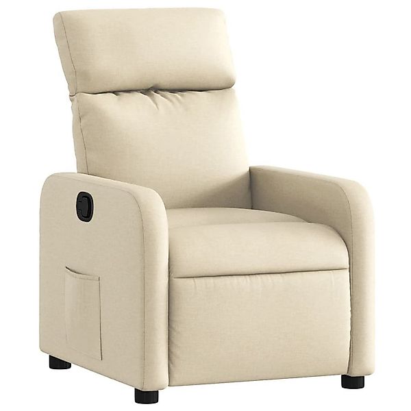 vidaXL Sessel Relaxsessel Creme Stoff (1-St) günstig online kaufen