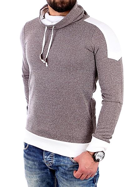 Reslad Strickpullover Reslad Herren Huge Collar günstig online kaufen