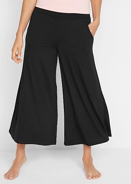 bonprix Culotte mit breitem Komfortbund, lockere Passform, extraweite Beine günstig online kaufen