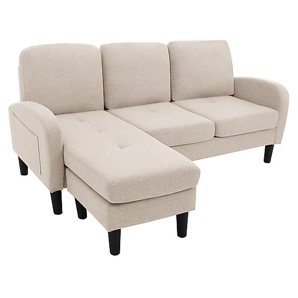 HAUSS SPOLE Ecksofa L-förmiges 3-Sitzer Sofa, günstig online kaufen