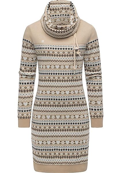 Ragwear Sweatkleid Chlloe Jacquard YOUMODO stylisches Langarmkleid mit vers günstig online kaufen