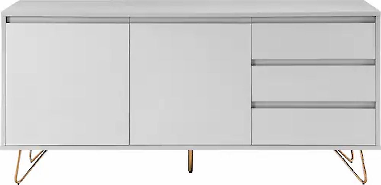 SalesFever Sideboard, Kommode mit Hairpin Beinen, Breite 150 cm günstig online kaufen