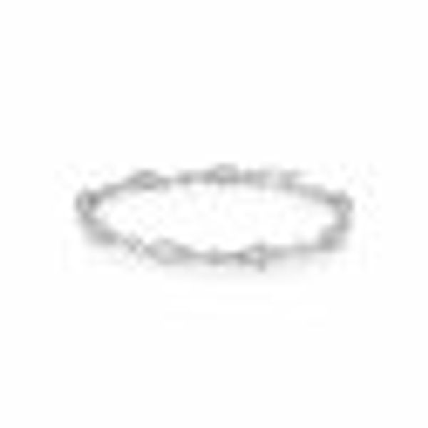 Armband 925-Sterling Silber rhodiniert Glänzend Blautopas beh. Blau günstig online kaufen