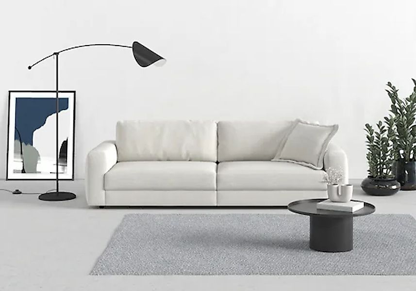 TRENDMANUFAKTUR Big-Sofa »Bourbon« extra tiefe Sitzfläche, wahlweise mit Si günstig online kaufen