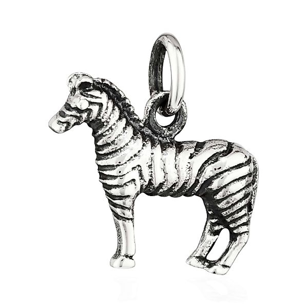 NKlaus Kettenanhänger 16x12mm Kettenanhänger Zebra Hippotigris günstig online kaufen
