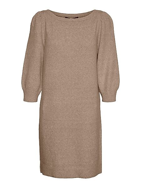 VERO MODA Petite U-boot-ausschnitt Kleid Damen Beige; Grey günstig online kaufen