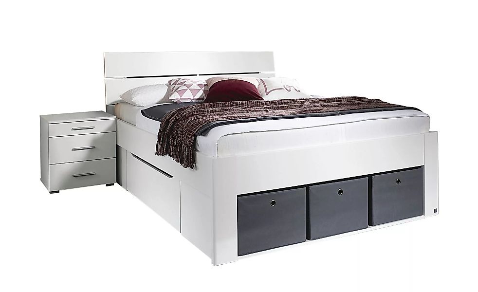 Futonbett  Scala - weiß - 145 cm - 110 cm - 207 cm - Sconto günstig online kaufen