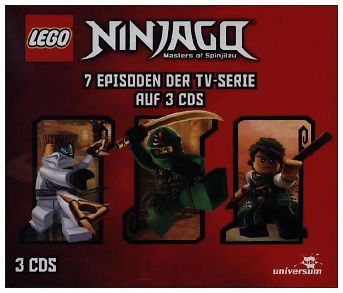 Leonine Hörspiel LEGO Ninjago Hörspielbox. Box.5, 3 Audio-CD günstig online kaufen
