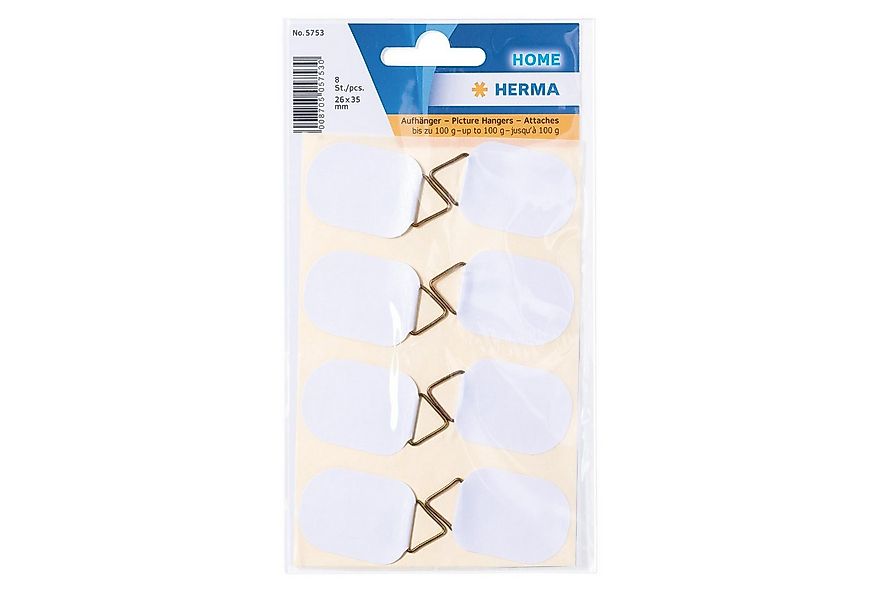 HERMA Einzelrahmen Herma Bildaufhänger selbstklebend 26 x 35 mm 8 Stück günstig online kaufen