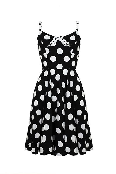 Hell Bunny Trägerkleid Dolores Träger Polka günstig online kaufen