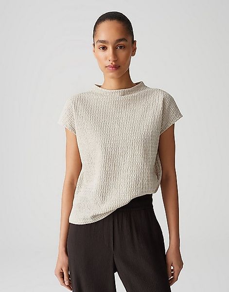 OPUS Kurzarmshirt SOROTE mit feiner Struktur günstig online kaufen