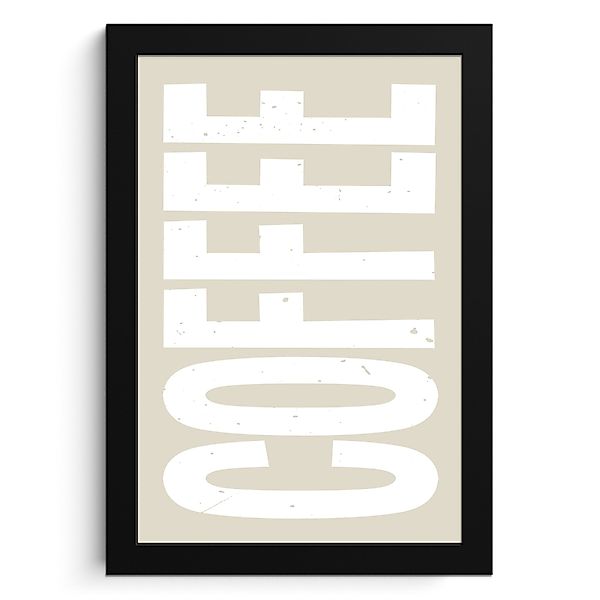 MuchoWow Poster Weiß - Kaffee - günstig online kaufen