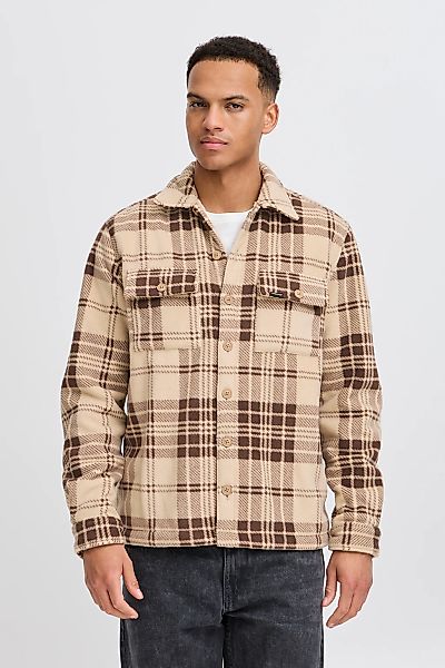 Blend Hemdjacke "BHBAKI" ohne Kapuze Karierte Hemdjacke mit Brusttaschen günstig online kaufen