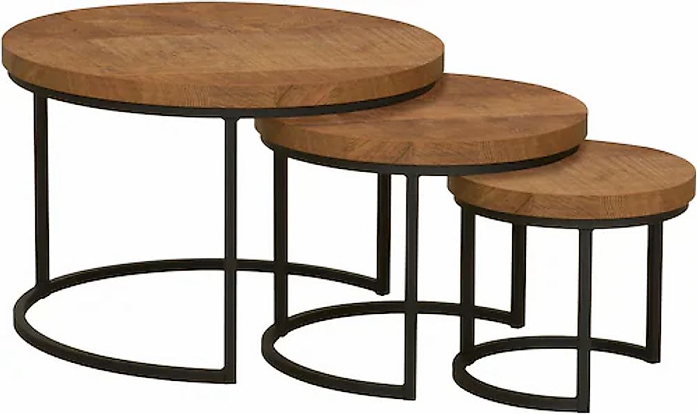 OMG Design Couchtisch »Hugo« 3 Stk. tlg. im 3er Set, variabel stellbar günstig online kaufen