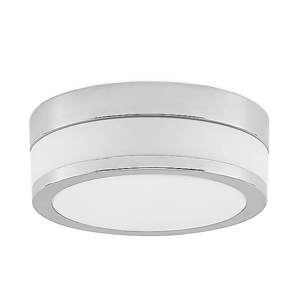 Lindby Deckenlampe Flavi 9620633 Spritzwassergeschützt Modern in Chrom aus günstig online kaufen