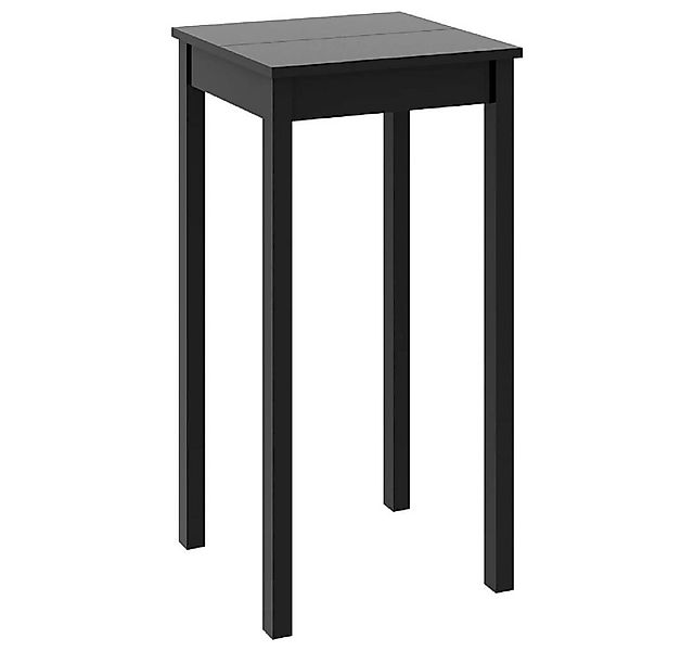furnicato Stehtisch Bartisch MDF Schwarz 55x55x107 cm (1-St) günstig online kaufen