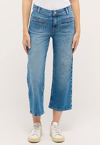 ANGELS Stretch-Jeans "LINN POCKET" in modisch verkürzter Länge mit weitem B günstig online kaufen