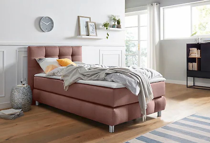 Home affaire Boxspringbett »Salo« incl. Topper, 6 Breiten, 2 Härtegrade, TF günstig online kaufen