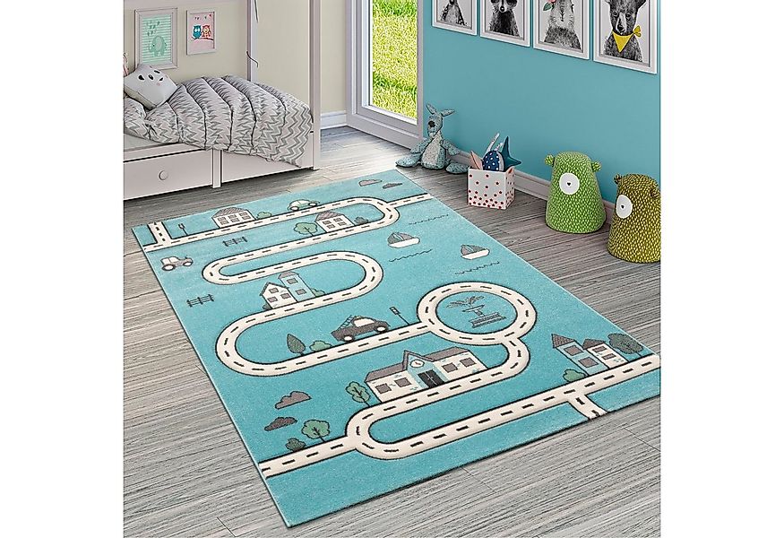 Paco Home Kinderteppich Diamond 710, rechteckig, Höhe: 17 mm, Kurzflor, Str günstig online kaufen