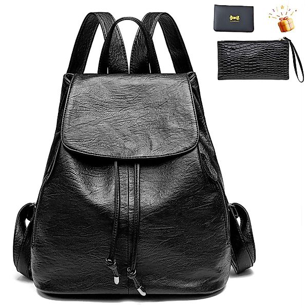 RWEUOQ Rucksack PU-Leder-Rucksack, Casual Bag Classic günstig online kaufen