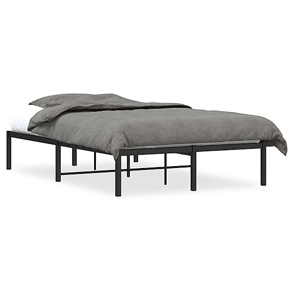 vidaXL Bettgestell Metall Schwarz 120x200 cm1930009 günstig online kaufen