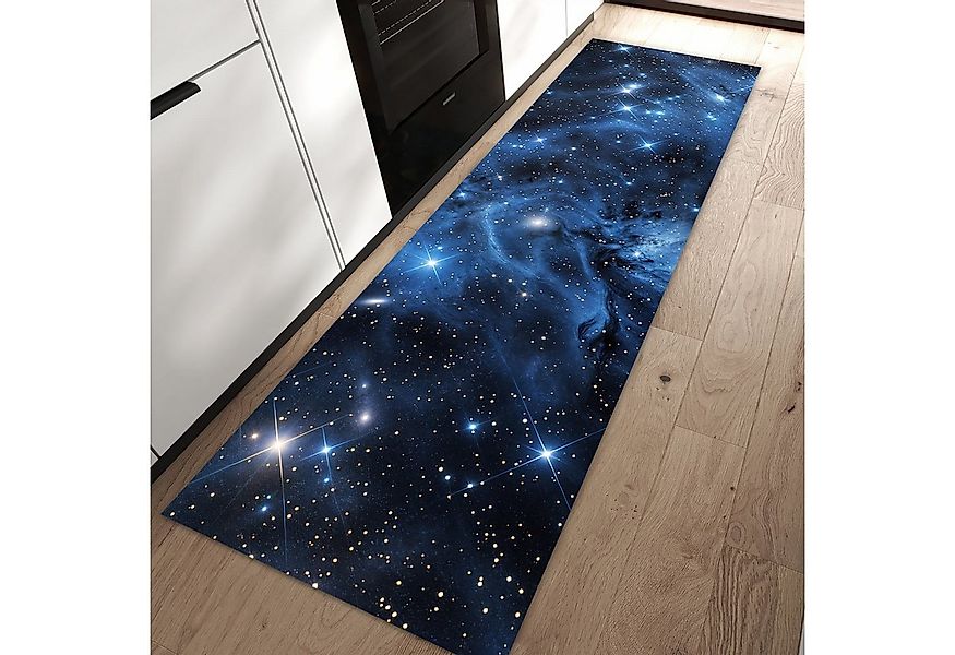 Primedeco Teppich Küchenteppich Sanfte Sternenhinmel PVC rutschfest abwasch günstig online kaufen