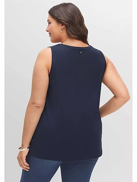 Sheego Tanktop "Große Größen", aus leichtem, elastischen Baumwolljersey günstig online kaufen