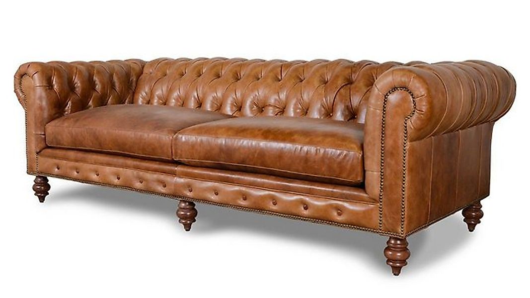 JVmoebel Chesterfield-Sofa Chesterfield Couch Polster Sofas Klassische Lede günstig online kaufen